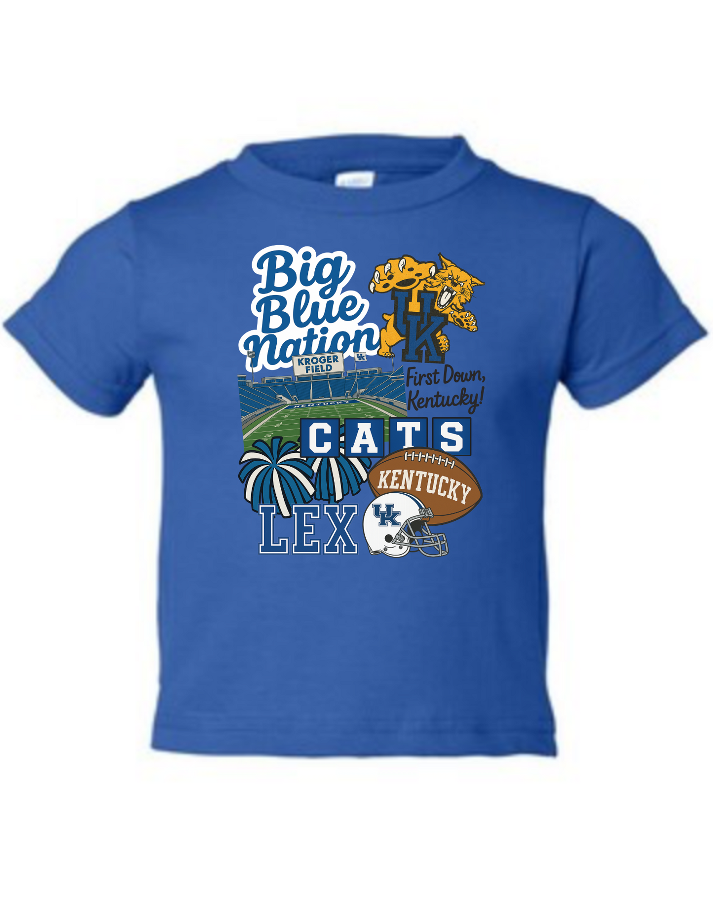 TODDLER Big Blue Nation Collage (Rabbit Skins Tees)