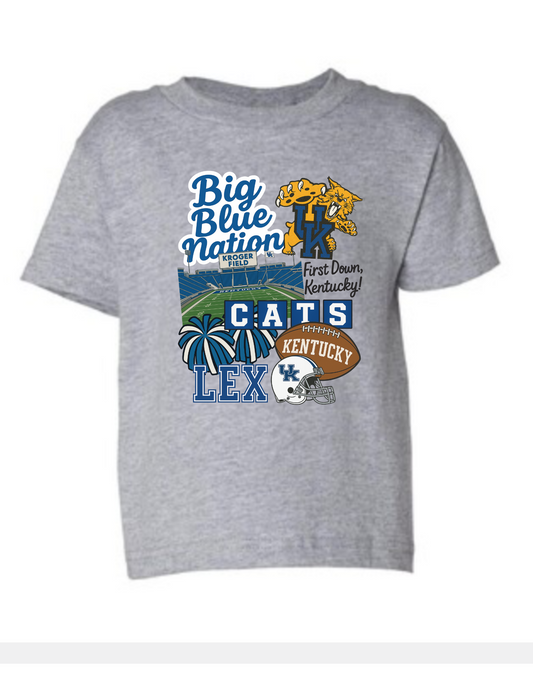 TODDLER Big Blue Nation Collage (Rabbit Skins Tees)